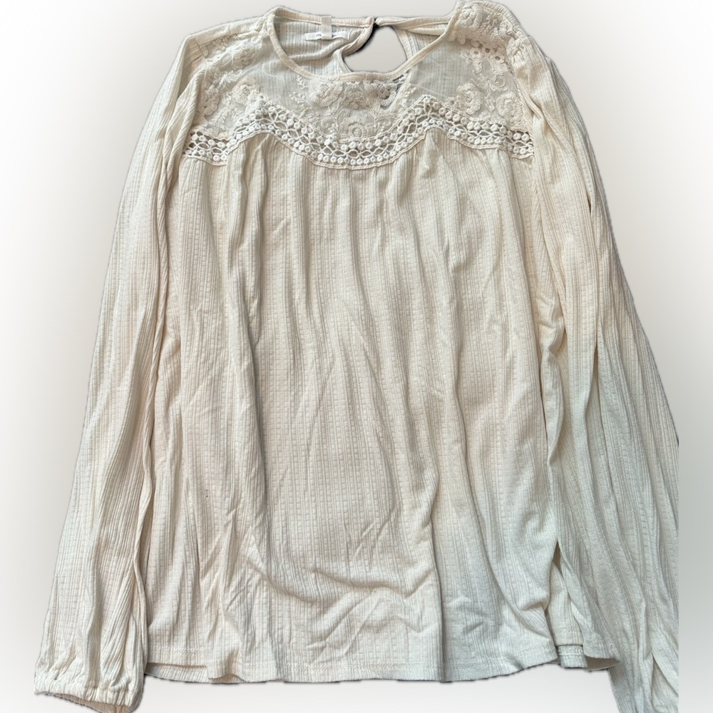 Maurice’s cream colored blouse